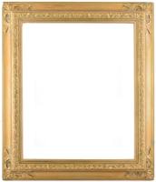 Dekoratív aranyozott fakeret, belső méret: 57x67,3 cm