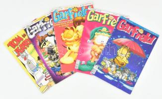 2000-2009 4 db Garfield + 1 db Tom és Jerry képregény