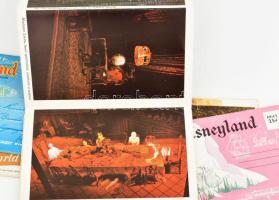 5 db Disneyland leporelló, színes képekkel, vegyes állapotban