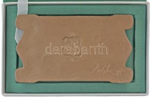 1988. "Világbanki Beruházás 1988 Petőfi Nyomda" bronzhatásúra festett kerámia plakett, hát...