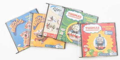 5 db mese DVD: Thomas a gőzmozdony, Pingu, Koala Brothers