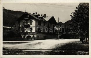 1928 Fenyőháza, Lubochna; Hotel Sip, photo