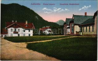 Fenyőháza, Lubochna; Státné kupele / Steetliche Badehäuser / fürőházak, Hotel Sip. Kiadja Izidor Holzmann / spa, hotels