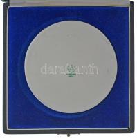 1982. "Danuvia 50 éves Jubileumi év alkalmából" jelzett Hollóházi porcelán emlékérem, ered...