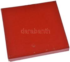 DN "Elzett Művek Írószergyára - Alapítva 1881" jelzett Hollóházi emlékplakett, eredeti tok...