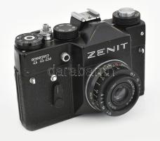 2 db Zenit fényképezőgép: Zenit-E Industar 50-2 3,5/50 objektívvel + Zenit ttl Industar 50-2 3,5/50 ...