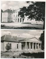 Fejér vármegye - 2 db modern magyar Képzőművészeti Alap képeslap: Bodajki kastély (turistaszálló), Abai kastély (általános iskola)