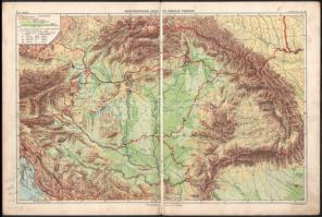 cca 1930-1940 2 db iskolai atlasz: Németh József - Koch István: Történelmi atlasz a magyar történele...
