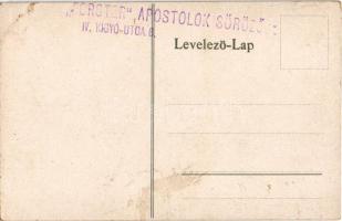 Salvatorsör. Német sör reklám + "Forster Apostolok Sörözője IV. KÍgyó utca 6." bélyegzés a...