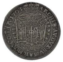 1703K-B 1/2 Tallér Ag "I. Lipót" Körmöcbánya (14,27g) T:XF patina 
Hungary 1703K-B 1/2 Th...