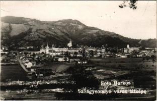 1940 Szilágysomlyó, Simleu Silvaniei; látkép. Foto Burkos / general view. photo (Rb)