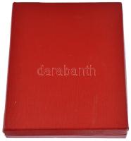 1970. "50 éves a Salgótarjáni Bányász TC - SBTC" festett bronz plakett eredeti dísztokban ...