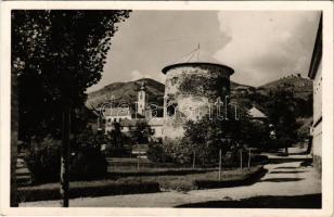 1941 Szilágysomlyó, Simleu Silvaniei; Báthory várkert. Heimlich Sándor kiadása / castle garden