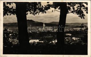 1942 Beszterce, Bistritz, Bistrita; látkép / general view. Foto Römischer (fa)