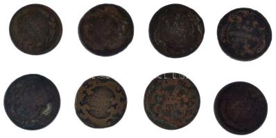 1761P/K/S? 1kr Cu "Mária Terézia (3xklf) + 1762K/W 1kr Cu "Mária Terézia" (2xklf) + 1...