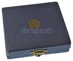 1955. "Műkorcsolya Európa Bajnokság - Budapest, 1955" zománcozott bronz emlékplakett erede...