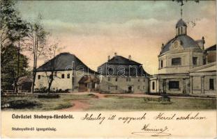 Stubnyafürdő, Túróchévíz, Stubnianske Teplice, Turcianske Teplice; a fürdő igazgatósága / spa office