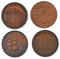 4db klf bronz emlékérem, közte Ligeti Erika (1934-2004) 1986. "REX MADAGASCARUM MAURITIUS BENYO...