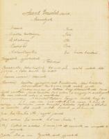 Színházi jelenetek, kéziratos keménykötésű füzet. Borítón "Szindarabok 1932" címmel