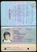 1993 Magyar Köztársaság által kiállított útlevél USA, Málta, Ciprus, görög vízumokkal