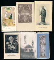 cca 1910-1940 6 db régi szentkép, vegyes állapotban