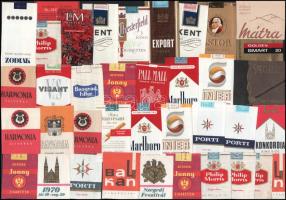 Kb. 40 db cigaretta- és szivarka doboz címke
