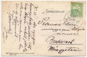 1914 Nagytapolcsány, Topolcany; Pokorny-féle villasor, Dr. Petrikovits Aladár-féle, Zhorella Gyula-f...