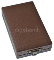 ~1960. "Miskolci Vasutas Sport Club (MVSC)" zománcozott fém jelvény eredeti dísztokban. A ...