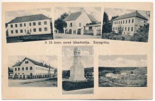 1916 Zayugróc, Ugrócváralja, Uhrovec; A 15. honvéd ezred lábadozója / K.u.k. military hospital