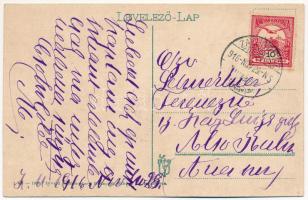 1916 Zayugróc, Ugrócváralja, Uhrovec; A 15. honvéd ezred lábadozója / K.u.k. military hospital