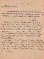 1954 Szabó Lőrinc (1900-1957) autográf aláírással és javítással ellátott gépelt levele "Kedves ...