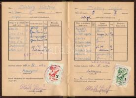 1958-1963 2 db arcképes nyelvvizsga bizonyítvány (angol, német)