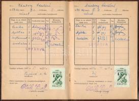 1958-1963 2 db arcképes nyelvvizsga bizonyítvány (angol, német)