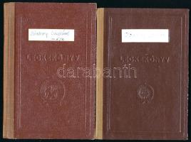 1958-1963 2 db arcképes nyelvvizsga bizonyítvány (angol, német)