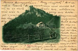 1900 Murány, Murányalja, Murán; Murány vára. Büchler Béla kiadása / Muransky hrad / castle (EK)