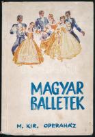 Magyar balletek. Szerk.: ifj. Oláh Gusztáv és Szántó Ferenc. (Bp., 1938), Officina, 23 sztl. lev. + 7 t. A címlapot Fülöp Zoltán és Márk Tivadar rajzolták. A fényképek Vajda M. Pál felvételei. Gazdag fekete-fehér és színes képanyaggal illusztrált. Magyar, német, olasz, francia és angol nyelven. Kiadói papírkötés, a borító kissé sérült, koszos, belül jó állapotban.