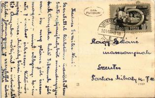 1950 Sátoraljaújhely, Konzum, üzletek. photo (EK)