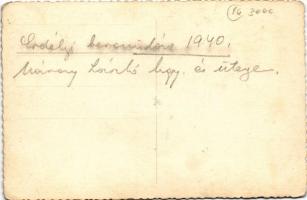 1940 Erdélyi bevonulás, Náray László hadnagy és ütege / Entry of the Hungarian troops in Transylvani...