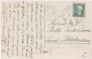 1935 Vihnye, Vihnyefürdő, Kúpele Vyhne; utca, üzletek, bazár / street view, shops