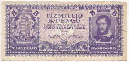 1946. 10.000.000BP T:F beszakadás Adamo P38