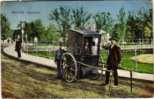 1914 Pöstyén, Piestany; Infanterista. Fuchs Margit kiadása / Infanterist / spa carriage (fa)