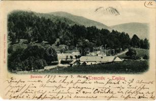 1899 (Vorläufer) Trencsénteplic, Trencianske Teplice; Baracska. Gansel Lipót 29. / general view (EK)