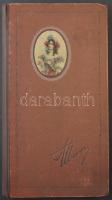 Régi nagy szecessziós képeslap album 396 férőhellyel / Big sized Art Nouveau postcard album for 396 postcards (20 x 37,5 cm)
