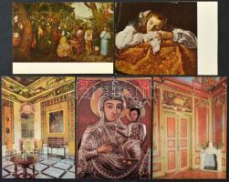 Kb. 200 db MODERN művész motívum képeslap / Cca. 200 modern art motive postcards