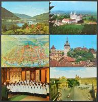 Kb. 100 db MODERN külföldi város képeslap / Cca. 100 modern non-Hungarian town-view postcards