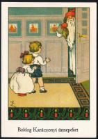 1992 id. Rubik Ernő (1910-1997) gépészmérnök, pilóta, repülőgép-tervező autográf, aláírt karácsonyi ...