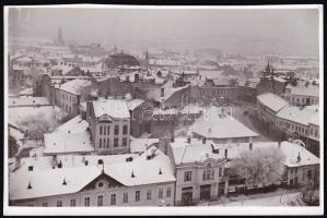 cca 1930-1940 Szendrő István (1908-2000): Nagyvárad (Erdély) látképe, pecséttel jelzett fotó, 11,5×17,5 cm