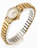 Monarch Incabloc Anti-Magnetic kézi felhúzós női karóra, 21 köves, vízálló, rugalmas fém szíjjal, sz...