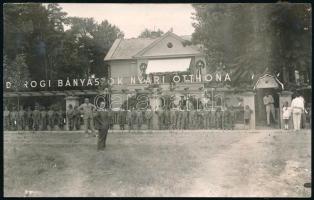 cca 1930-1940 Dorogi Bányászok Nyári Otthona, Balatonfenyves, fotó, 9×13 cm