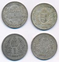 1915. 1K Ag "Ferenc József" + 1939. 1P Ag + Ausztria 1893. 1K Ag "Ferenc József"...